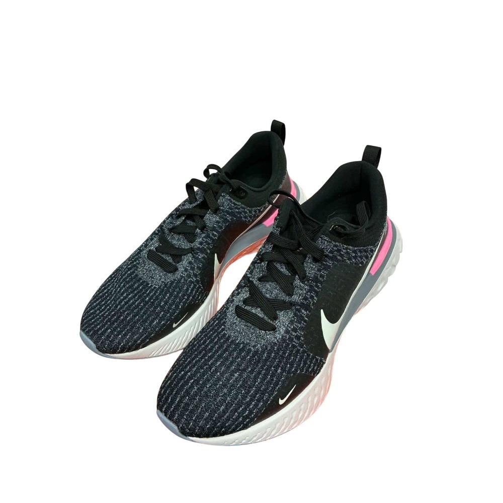 Nike React Infinity Run Flyknit 3 Mens 12.5 Black Pink Running Shoes Sneakers